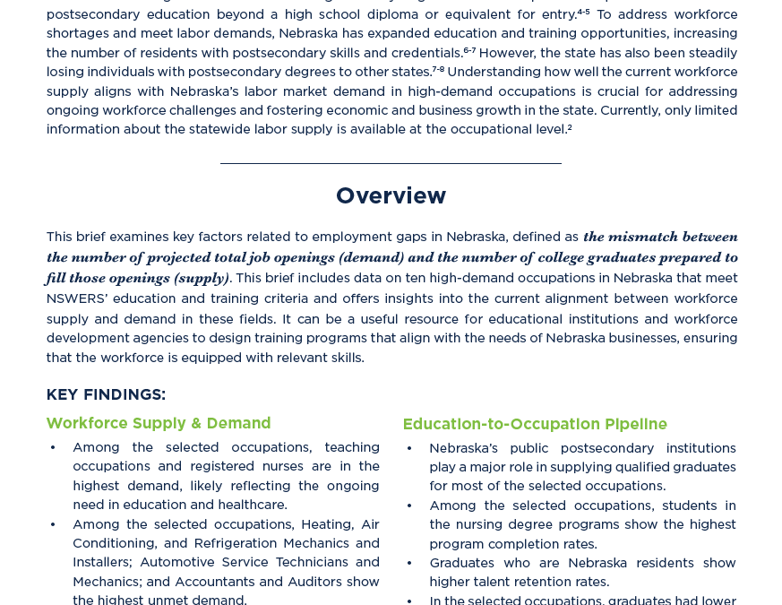 2025 Employment Gap Brief